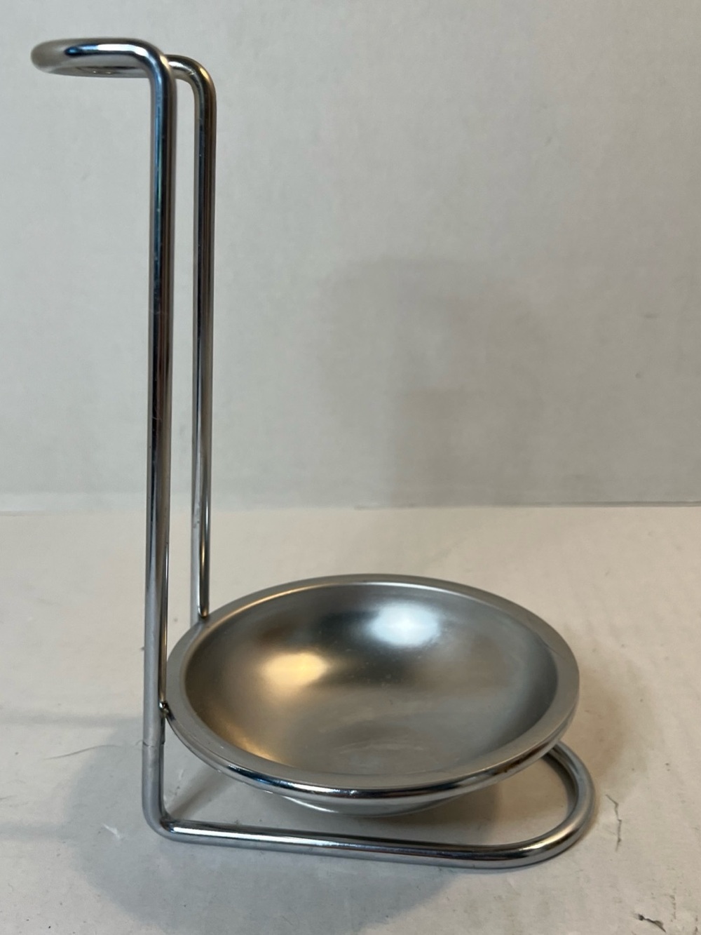 Stainless Steel Soap Dish with Elevated Stand - Silver
